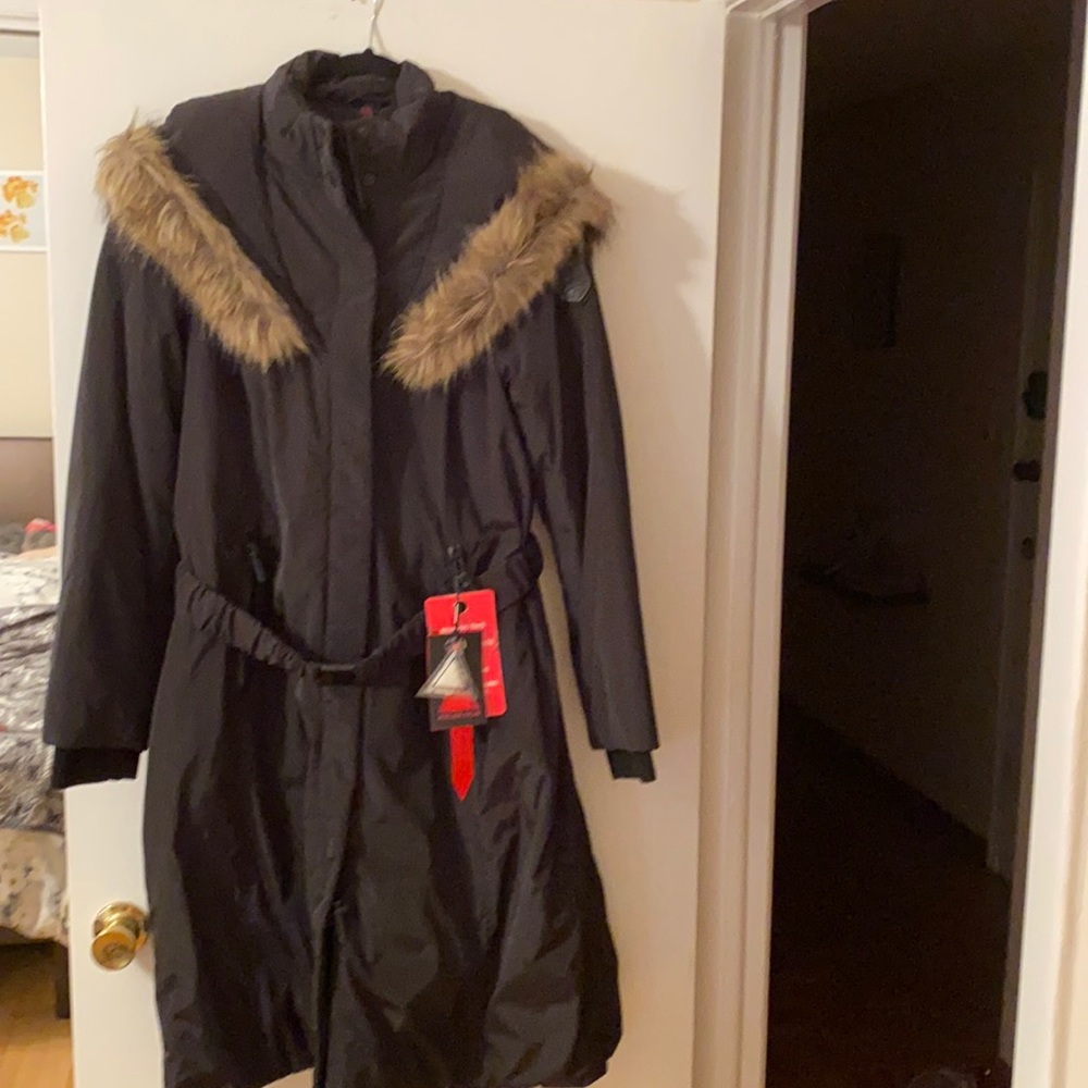 Rudsak Atelier Noir long down coat size XL NWT